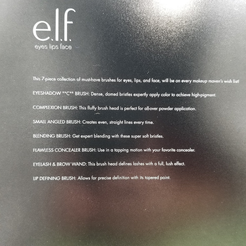 E.L.F. 7 pc Holiday Brush Set - Picture 4 of 6